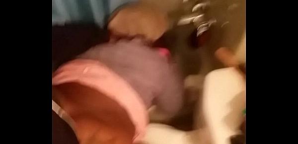  Mom&039;s nephew in the basement sleep,, his ho T&039;keisha trifling!!!